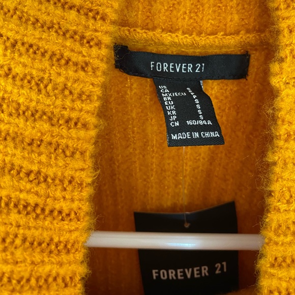 Forever 21 Mustard Knit Sweater - Picture 2 of 4